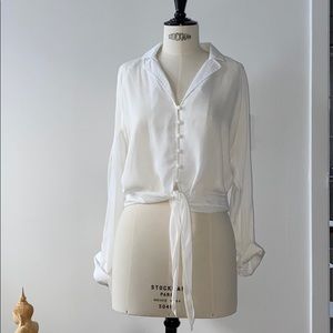 Elegant white blouse